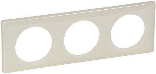 Рамка универсальная Legrand Celiane 3-м. слоновая кость глянец  картинка